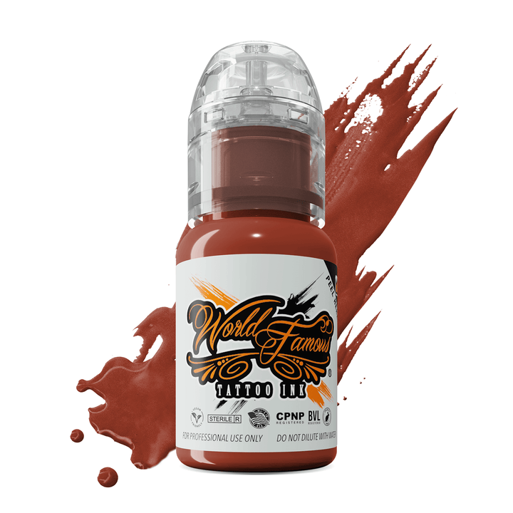 WFRTR1_2-World-Famous-RembrandtRed-.5oz_720x رنگ تاتو World Famous Tattoo Ink Rembrandt red - تصویر 1